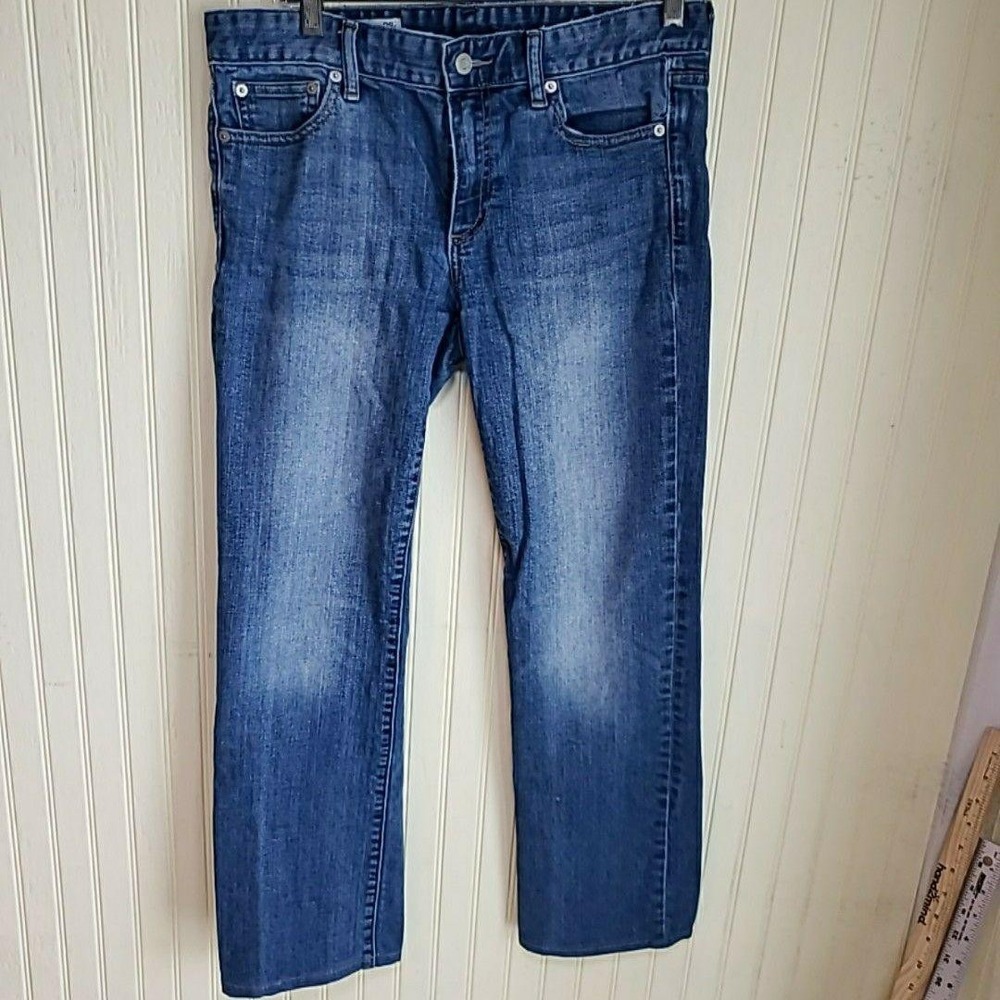 Gap Jeans Womens 28R Blue Perfect Boot Medium Wash Mid Rise Bootcut Stretch